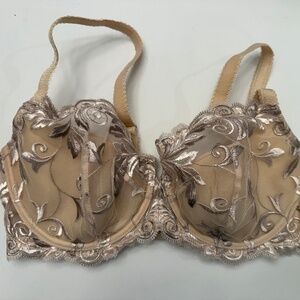 Soma Embroidery Underwire Balconet Bra size 36C nude